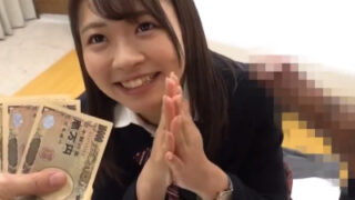 美少女JK大ディルド中出し