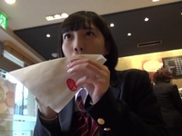 ロリカワJKが1日デート後、食事で終了し即ホテルで援交ハメ撮り。