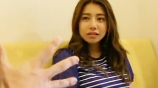 約束を破り中出しされた爆乳娘