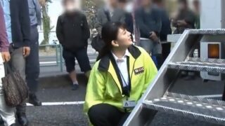 いつもはADを務める真面目なSODの女性社員が、MM番号でハメ撫らされる。