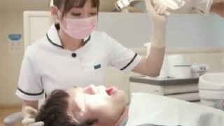 変態歯科衛生士の姉が患者の性処理を自ら行う