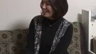 希望通りの中出しをした無防備な熟女のマンコ