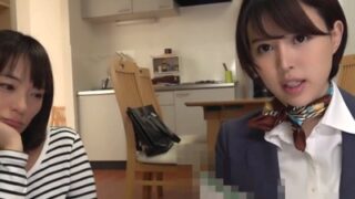 保険セールスレディが妻の前でも痴女る
