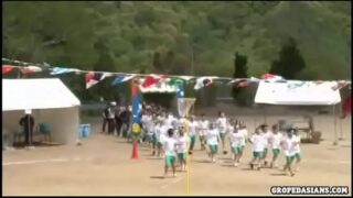 体育祭での強制レイプ