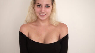 ロサンゼルスでナンパした素人の白人女性と顔射