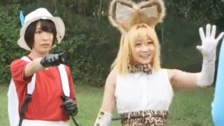 捕獲されたケモノフレンズが種付け乱交される