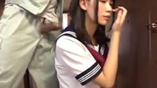 自宅で修理業者に媚薬チンポで陵辱されるJK