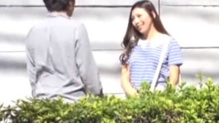 初対面のチンポからの中出しで痙攢イキした素人娘