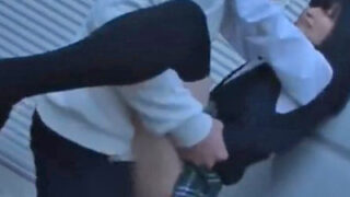 痴漢男にレイプまでされた女子校生