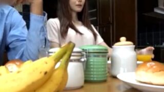 ハーフ顔の美人妻がNTRで中出しされる