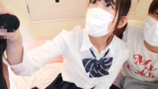 中出しNTRを楽しむ彼氏同伴の変態カップル