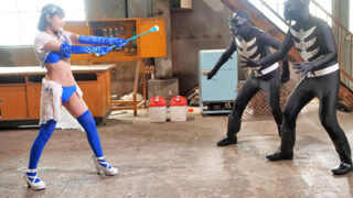 悪の組織に抵抗できず潮を噴き絶頂する魔法少女