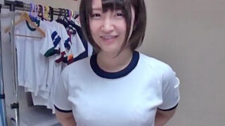 体操着・ブルマ姿の激カワ美少女との着衣セックス