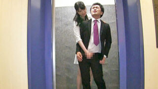 高身長・高学歴のタイトスーツOLが容赦なくオフィスでセックス