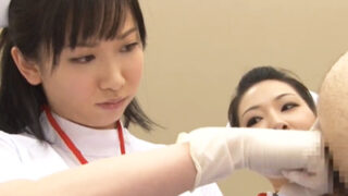 白衣の悪魔が不貞男を無慈悲にアナル調教する