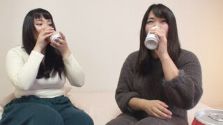 豊満女子2人がレズで濡れた股に男が乱入、巨根で激しく突き4Pで悶絶