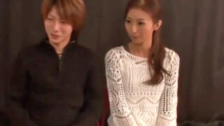 ナンパした夫の旦那を縛り、目の前で中出しNTR