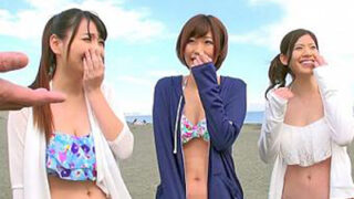 ビーチでアマチュア美少女を即ハメ