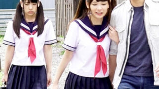 ロリ姉妹が兄の帰省後、禁断の性交争奪を描く