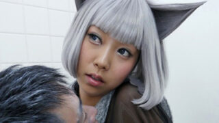 猫耳サキュバスとの3P中出し