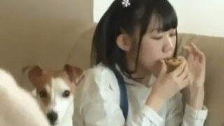 時間停止能力で犬以外を止め、激烈レイプ