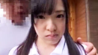 部活帰りのロリJKを人気のない場所で青姦レイプする鬼畜男