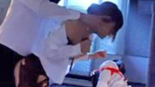 出世を目指す美人OLが仮面男に襲われ、オフィスでレイプされる。