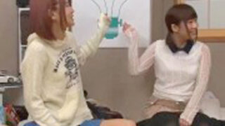 2人の姉妹が泊まりに来て、3Pの関係を持つ。