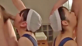 イラマJK、喉奥に白目剥き放心