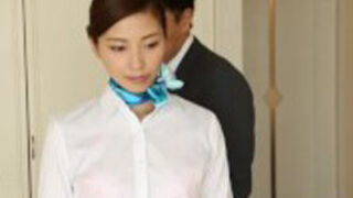 激カワCAがVIP客の肉棒を咥え、生ハメ・顔射・ファック