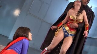 DCヒロイン2人が悪の組織で3Pレイプ