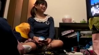 ヤバイ！ゲームで釣ったJ○を自宅でハメ倒す