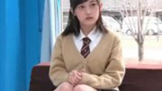 MM号に連れ込まれたJKが中出しセックスでイカされる動画
