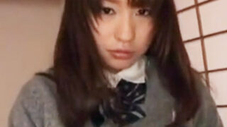 制服JKを強制的にレイプし、顔射まで行う鬼畜行為