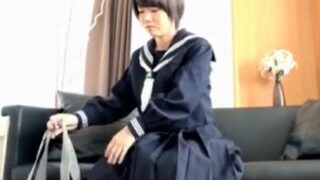 黒髪JKが鬼畜教師に囚われ、撮影中に男子生徒と性行為させられ調教が始まる。