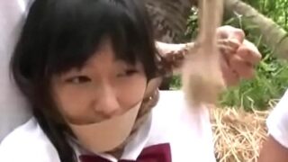 パワーチンで何度もオナホ扱いされるロリJK