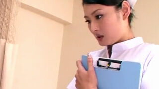 美人ナース脅迫SEX、逆にドSに完全服従した患者