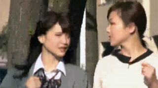 美人母とJKロリ娘が拉致され、情けない中出しレイプに遭う