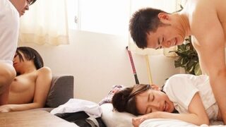 昔好きだったクラスメイトが目の前で友達に初体験を奪われるNTR。