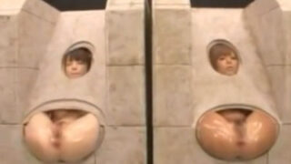 埋め込まれた美女コンビが肉便器扱いされ、屈辱的快楽に堕ちる。