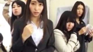 電車内で時間を止めて無差別に種付けレイプを行う作品。