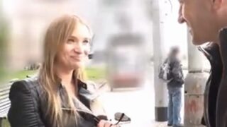 ウクライナ美女がMM号の無料マッサに騙され、発情して中出しされる。