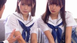 過激JK2人との連続中出し3P