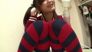 巨乳JKチアが年上男性と情熱的にハメ撮り
