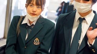 可愛いミニスカJKが痴漢に許可され、毎日ぶっかけられる