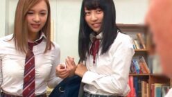 再婚相手の連れ子姉妹と至高の3P近親相姦