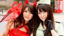 ハロウィンで可愛い子だけを選んで中出し乱交