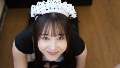 可愛いメイドが主観で生フェラ・ごっくん