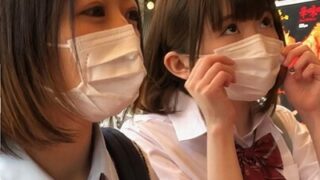 歌舞伎町の噂JK2人組がアナル中出し大乱交