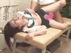 整体院で悪徳セラピストに衣が乱され、肉棒を挿入されて中出しセックスで乱れるOLお姉さん